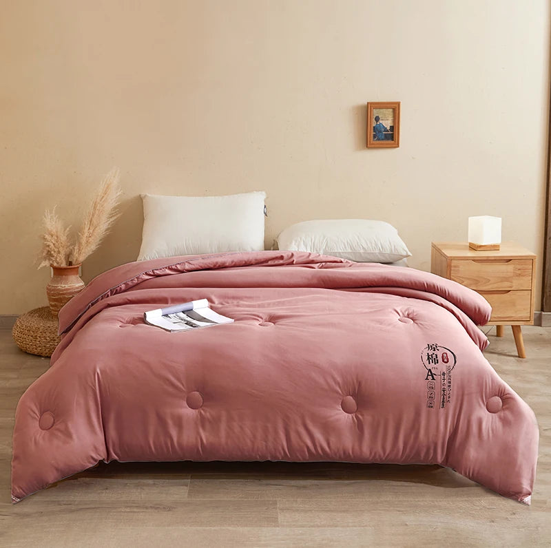 couette légère été coton imprimée moderne 150x200cm 180x220cm 200x230cm beige