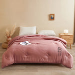 couette légère été coton imprimée moderne 150x200cm 180x220cm 200x230cm beige