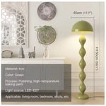 lampe sol moderne spirale verte rouge blanche grise bleue noire fer résine