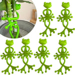 support plante forme grenouille vert adhésif moderne stable jardin intérieur extérieur plastique