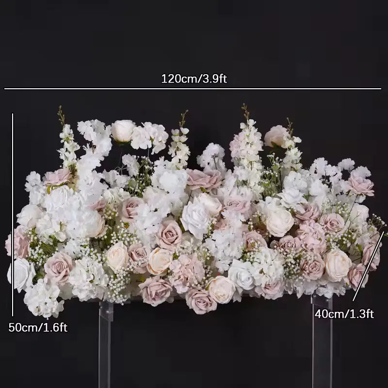 décoration événement mariage extérieur rose soie blanche romantique élégante moderne arches fleurs