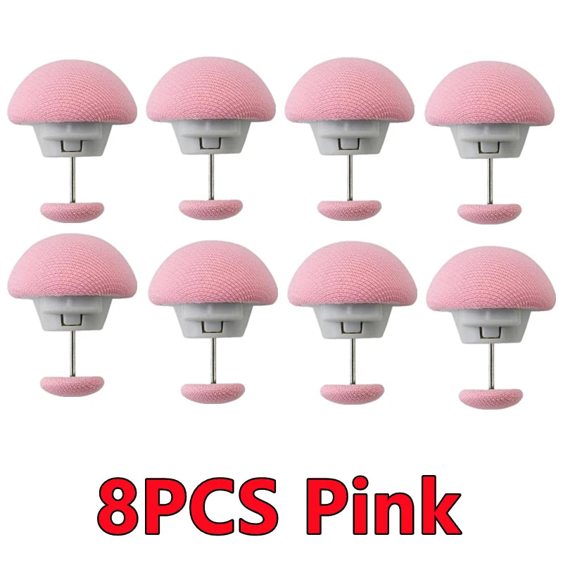boucles suspension adhésives rose bleu gris blanc modernes minimalistes 16pcs 20pcs