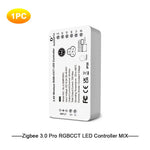 contrôleur led zigbee 30m app voix blanc moderne abs 270w 12v24v