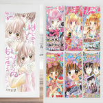 décoration murale manga shoujo rose blanche anime personnages desserts illustrations posters autocollants