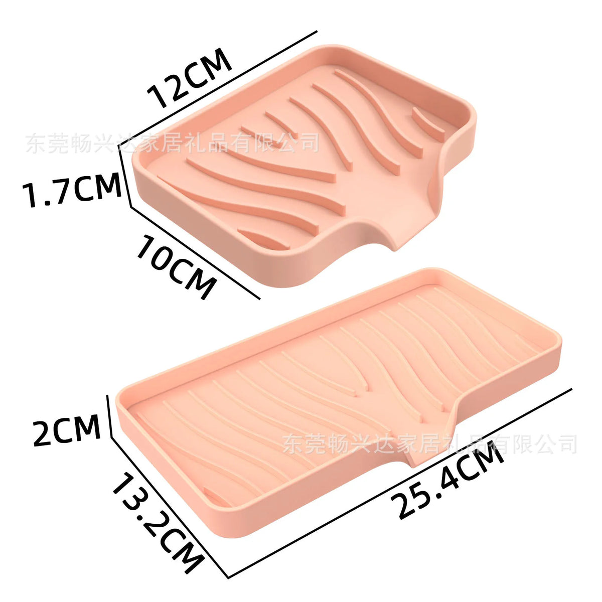 support savon silicone rayures ondulées moderne adhésif sans perçage vert gris rose blanc noir