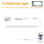 barres lumineuses led blanc modernes 12v 30cm 40cm 50cm télécommande adaptateur secteur