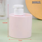flacons savon liquide 200ml 300ml vert rose blanc mat modernes minimalistes rechargeables voyage