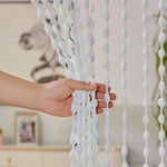 rideau semi transparent bohème maison porte 1m large 2m hauteur decoration