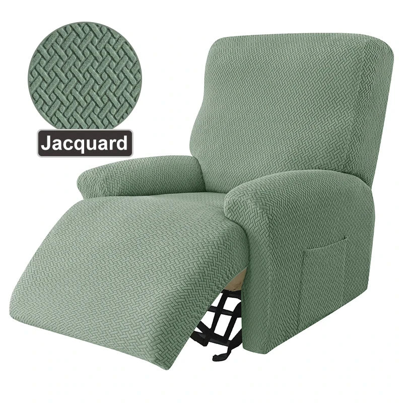 housses fauteuil gris tissu jacquard moderne élastique accueil pièces