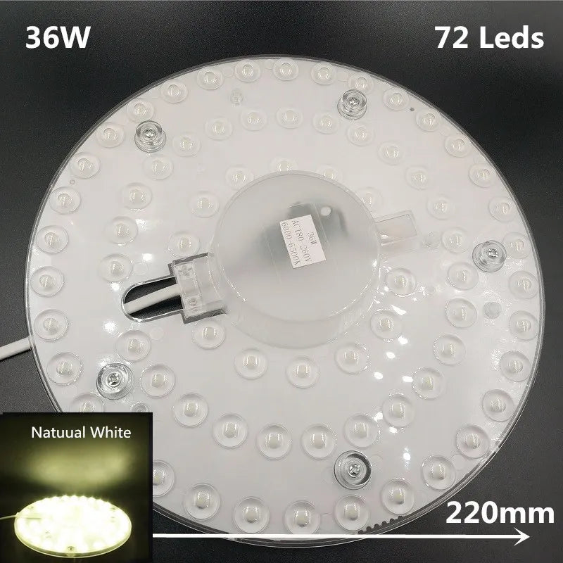 lampe led 12w 18w 24w blanc moderne adhésif adaptateur électrique cable
