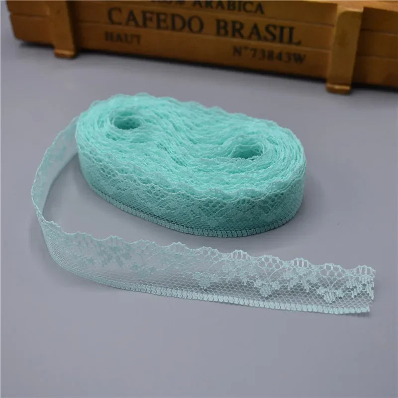 ruban dentelle 20mm large mariage jaune rose blanc rouge bleu noir classique haute qualité