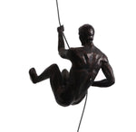 statues suspendues bronze figures humaines mouvement art contemporain décoration intérieure rétro vintage nostalgie