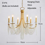lustre pendentif doré cristal transparent classique chambre salon facile