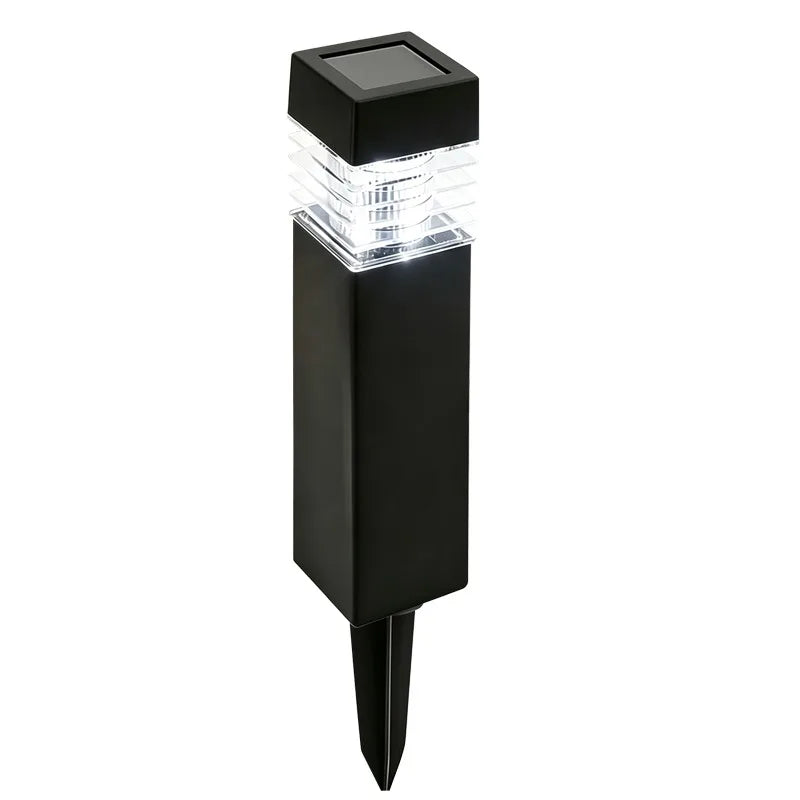 lampes solaires extérieures led modernes noires ip65 allée jardin étanches 249lm 2000lm