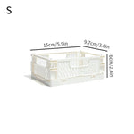 panier rangement pliable plastique perforé maison organisateur moderne