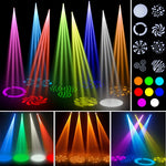 projecteur led moving head rgbw modes couleurs discothèque scène événement métal noir