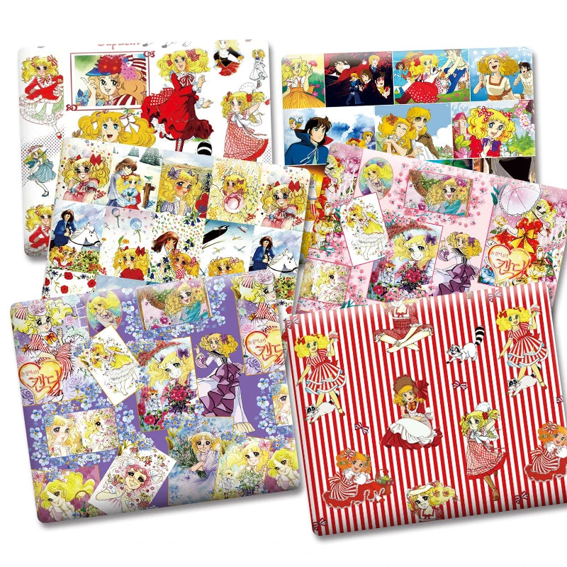 porte clés imprimé personnages cartoon couleurs vives illustrations floraux coton polyester résistant