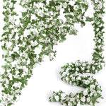 guirlande artificielle fleurs roses décoration mariage anniversaire intérieur romantique