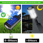 lumière solaire moderne noire détecteur mouvement panneau solaire led facile