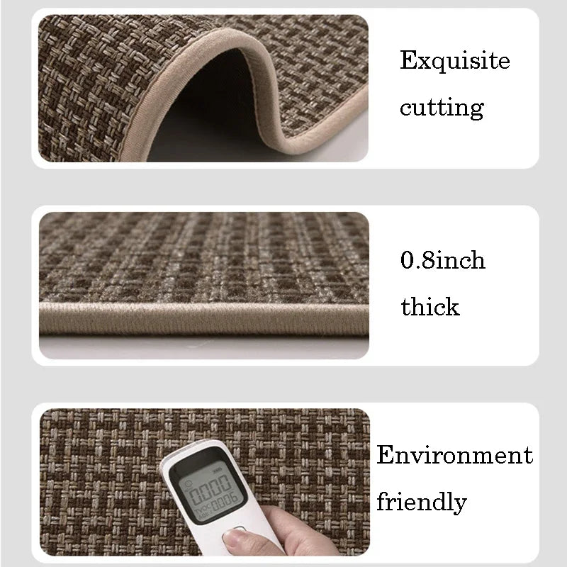 tapis cuisine moderne gris noir blanc rayures horizontales antidérapant lavable sol maison