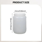 bac rangement plastique blanc imperméable 10l 15l stockage nourriture outils industriel utilitaire extérieurintérieur