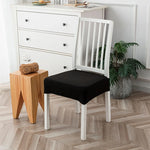 coussin chaise moderne tissé carreaux noir gris vert beige élasthanne polyester lavable adhésif protection