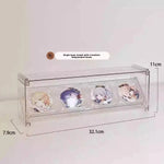 porte cartes anti poussière acrylique transparent personnages animés moderne rangement bijoux accessoiressealed dustproof
