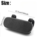 coussin soutien dos tissu noir mousse mémoire forme velcro confortable ergonomique gaming