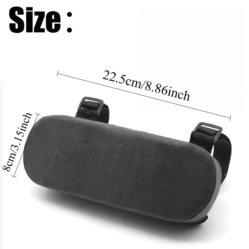 coussin soutien dos tissu noir mousse mémoire forme velcro confortable ergonomique gaming