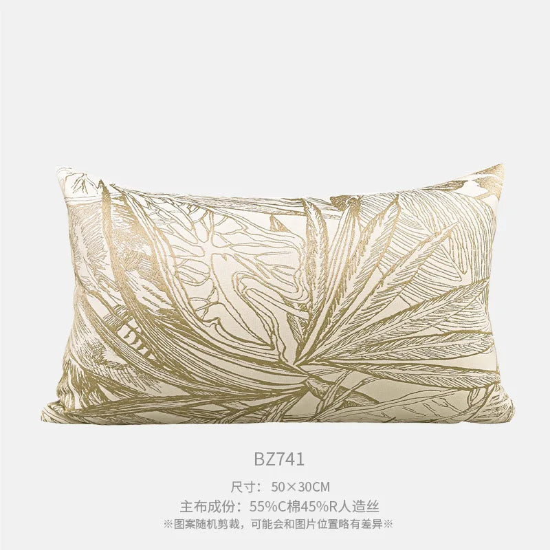 housse coussin rectangulaire polyester motif géométrique nordique décoration maison contemporaine fixations tringles voiture