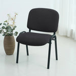 housse chaise tissu jacquard polyester moderne beige clair protection salle manger universelle adjustablewashing slipcover