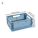 panier rangement pliable plastique perforé maison organisateur moderne