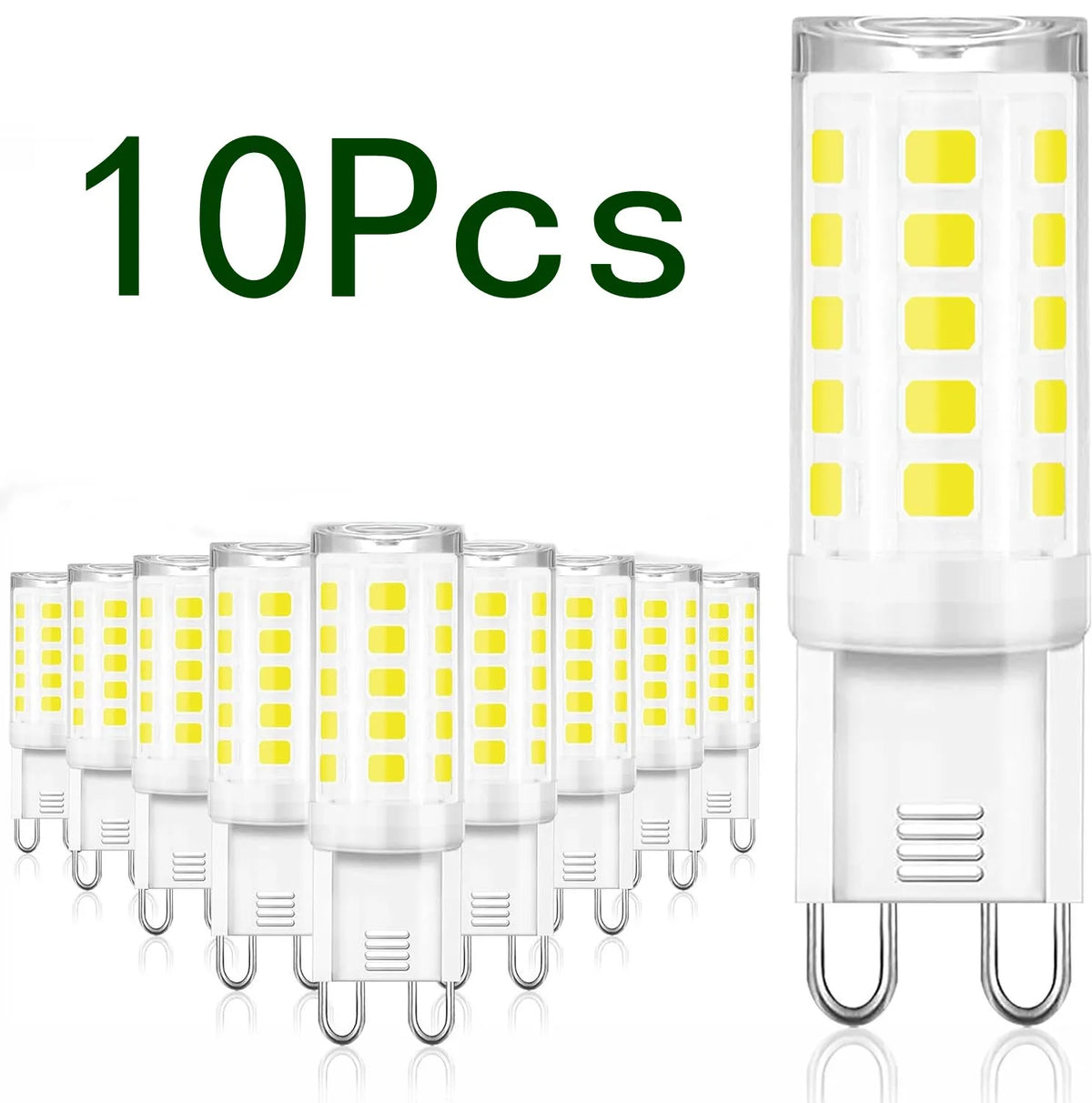 ampoules led g9 blanc carrés dorés moderne sans scintillement 5w 249 lumens 121v 240v