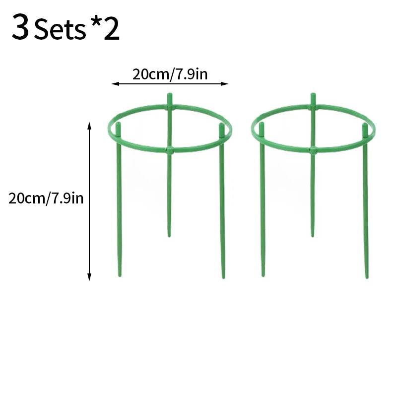 grille support plantes vert circulaire moderne fixations solides intérieur fleurs treillis plastique