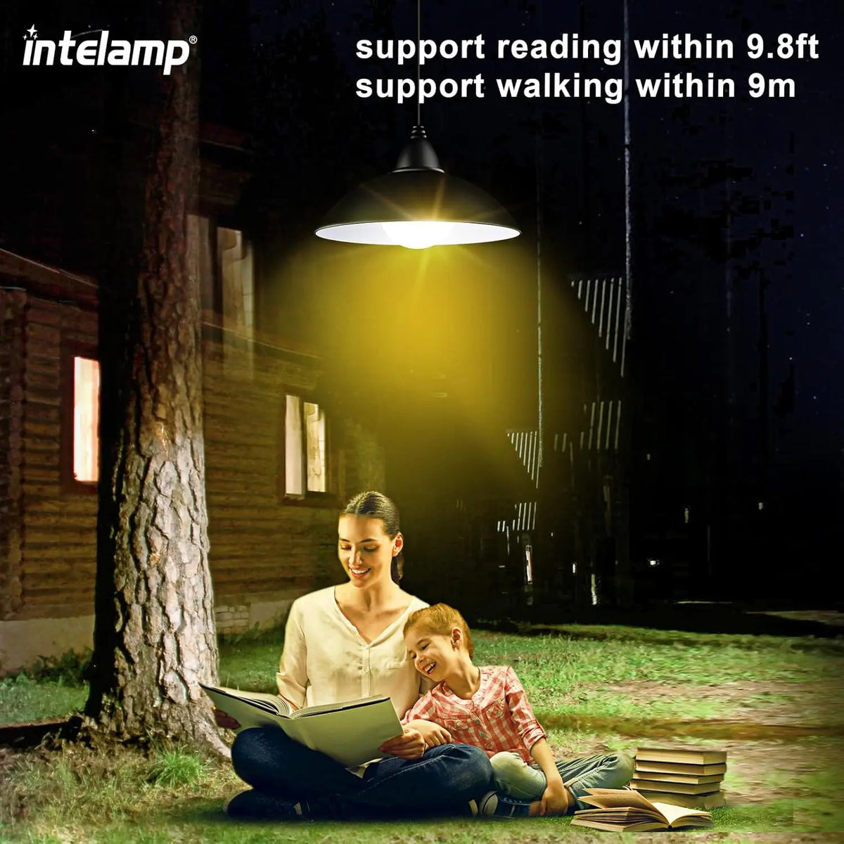 lampe solaire moderne télécommande panneau photovoltaïque noir ip65 led clips minimalisteextérieurintérieur