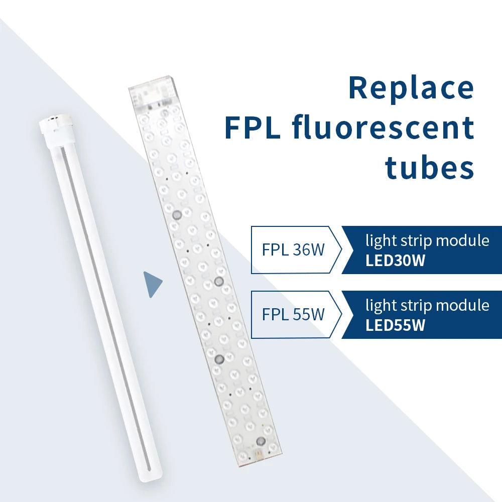 barre lumineuse led blanc moderne 40cm 50cm aimants connecteurs 6500k 220v 2000lm 180deg