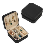 boîtes bijoux réutilisables simili cuir couleurs moderne fermeture glissière poche élastique crochets colliers rouleaux
