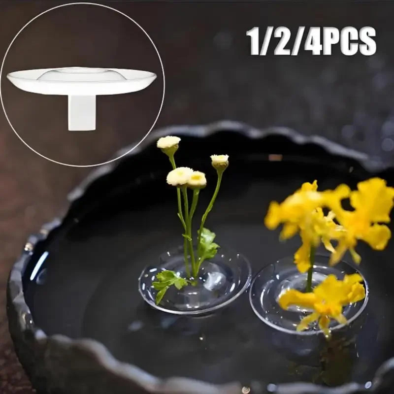 support fleurs transparent adhésif moderne rond simple artificielle decoration maison erotique echangisme echangiste erotique