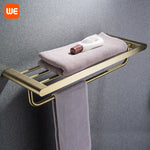 accessoires salle bain moderne porte serviettes doré porte savon porte gobelet porte lotion fixations