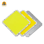 Panneau LED 100x95mm blanc gris métallique moderne 12V 50W aluminium silicone