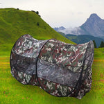 tente camping camouflage moderne polyester extérieure campement moustiquaire portable vert brun noir