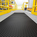 tapis sol noir diamanté industriel imperméable antidérapant garage extérieur bain voiture