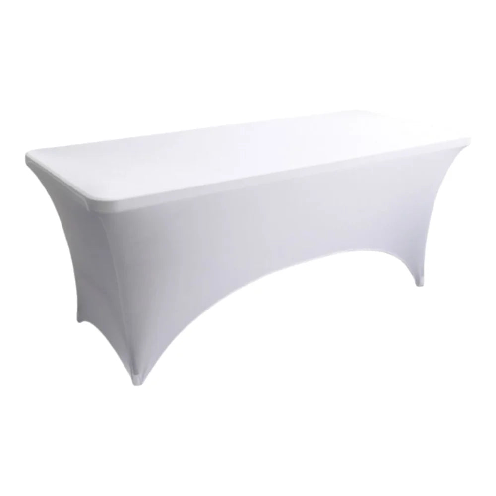 housse table réutilisable moderne noire blanche rouge bleu uni pâques fêteextérieur 4ft 6ft 8ft