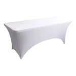 housse table réutilisable moderne noire blanche rouge bleu uni pâques fêteextérieur 4ft 6ft 8ft