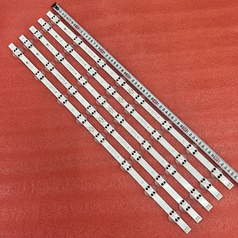 bandes led blanc bleu adhésives modernes lisses sans fil 50mm 70mm kit télévision