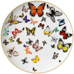 tasse assiette soucoupe motif papillons colorés os chinois élégante décoration thé blanc