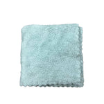 serviette face velours doux absorption rapide polyester coton moderne rose beige vert bleu violet