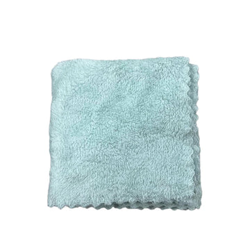 serviette face velours doux absorption rapide polyester coton moderne rose beige vert bleu violet