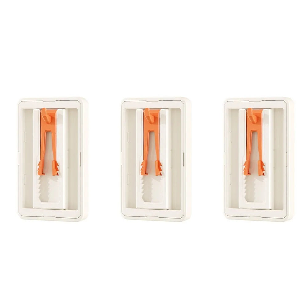 cadre photo mural blanc orange clips magnétiques utilisation multiple support réglable pvc moderne minimaliste