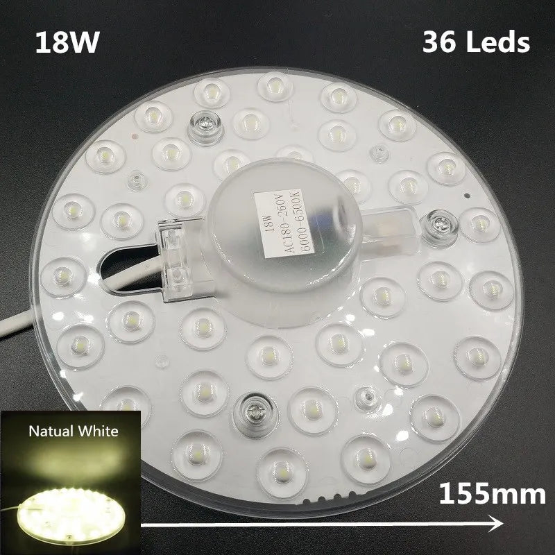 lampe led 12w 18w 24w blanc moderne adhésif adaptateur électrique cable